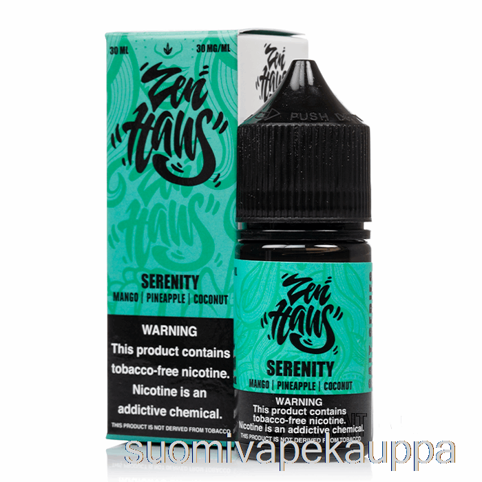 Vape Netistä Serenity - Zen Haus Suolat - 30ml 50mg